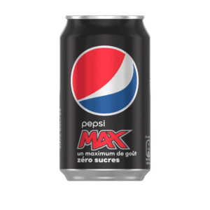Pepsi Max 330ml round can