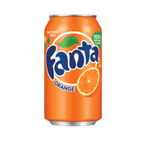 Fanta Orange 330ml round can