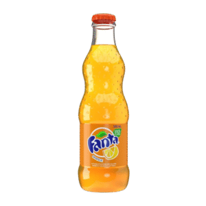 Fanta Orange glass bottle