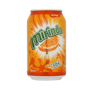 Mirinda Orange 330ml round can
